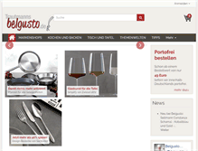Tablet Screenshot of belgusto.de
